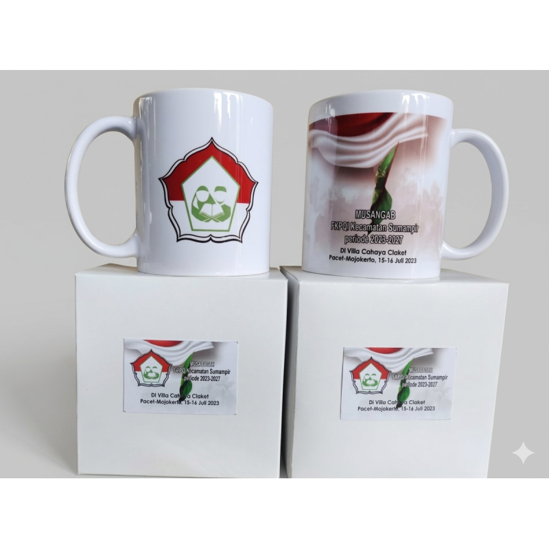Mug Keramik merk SQone Dnan | Supplier Gelas & Jual Gelas Murah | Pusat Gelas Surabaya