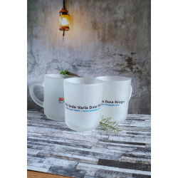 Gelas kopi warkop custom sablon