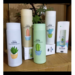 Botol Minum Kaktus Aesthetic 450ml | Supplier Gelas & Jual Gelas Murah | Pusat Gelas Surabaya