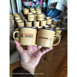 Cangkir Kopi Enamel Jadul | Supplier Gelas & Jual Gelas Murah | Pusat Gelas Surabaya