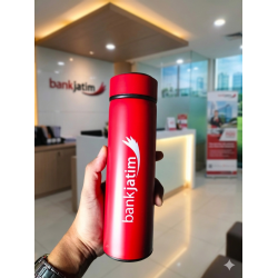 Termos Life Stainless Merah | Pusat termos stainless murah Surabaya | Pusatgelas Surabaya