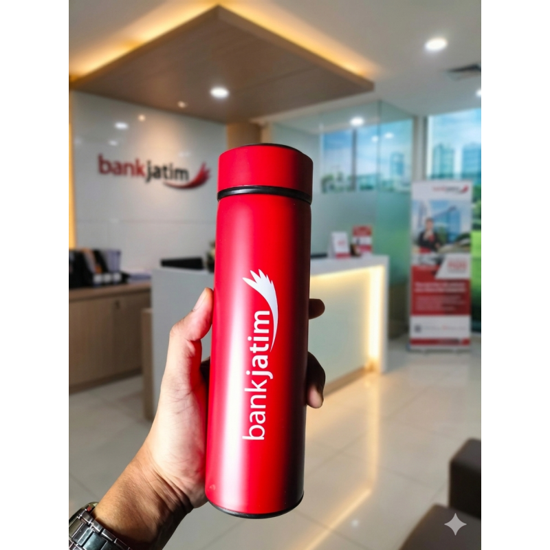 Termos Life Stainless Merah | Pusat termos stainless murah Surabaya | Pusatgelas Surabaya