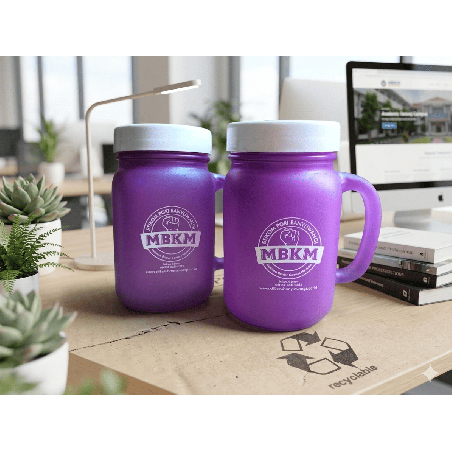 Gelas DJ1C doff warna sablon | Jual Gelas, Distributor Pecah Belah Surabaya | Pusat gelas Surabaya